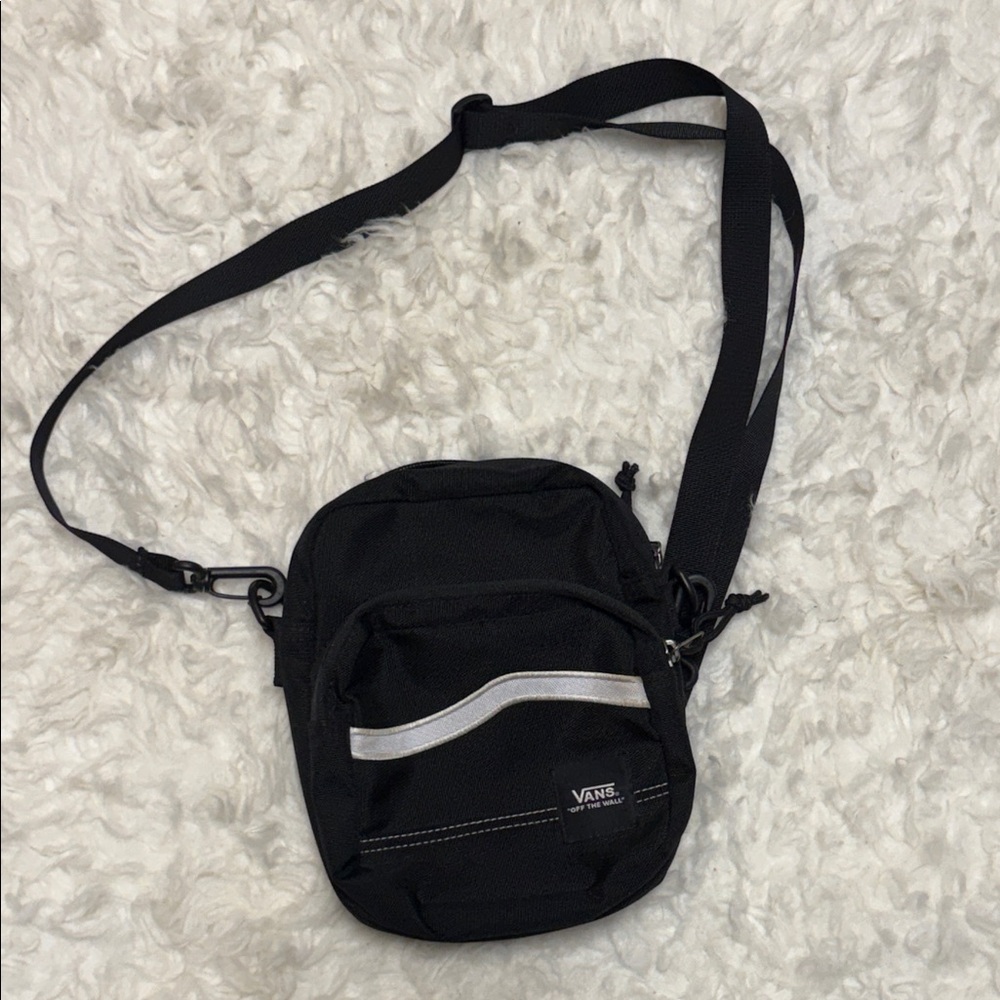 Vans Construct Black Shoulder Bag